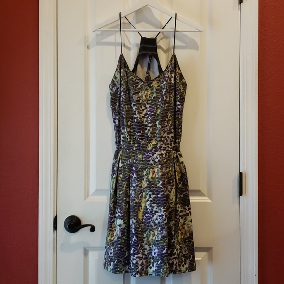 LULULEMON Floral Cutout Back City Summer Dress 6 - Picture 8 of 12